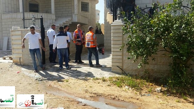 كفر قاسم : اندلاع حريق بأحد البيوت شمالي المدينة بدون اصابات